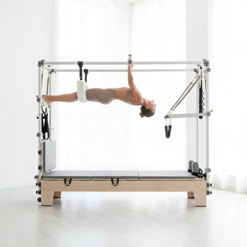 Pilates Yoga Reformer - อุปกรณ์ฝึกโยคะทรงสี่เหลี่ยมคางหมูแบบปรับได้ 360 องศา ยี่ห้อ YTTYIN รุ่น