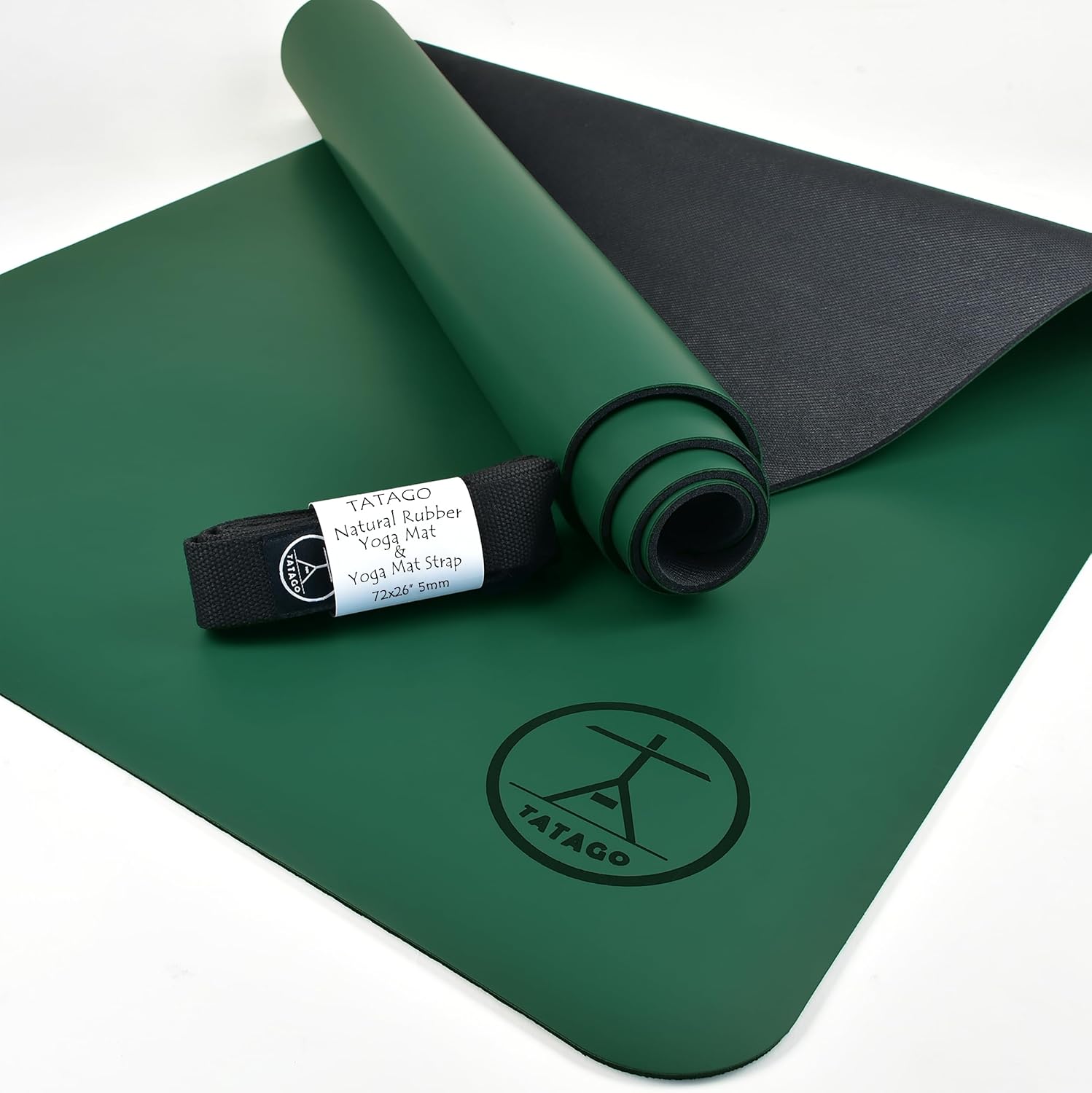 Pilates Yoga Class - โยคะร้อน, พิลาทิส, การยืดกล้ามเนื้อที่บ้าน - เสื่อโยคะยางธรรมชาติ, กันลื่นสำหรับการออกกำลังกายที่ทำให้เหงื่อออกมาก,