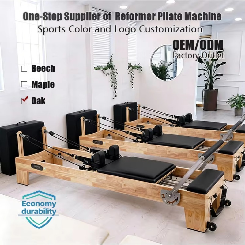 Pilates Yoga Reformer - เครื่องพิลาทิส รีฟอร์เมอร์ อุปกรณ์ออกกำลังกาย โยคะ เครื่องพิลาทส์เบด กีฬา