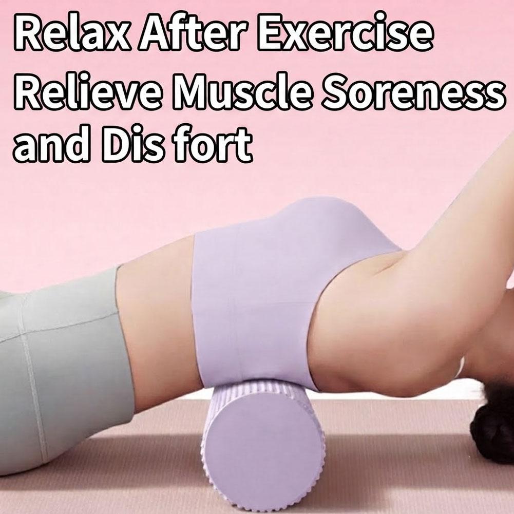 Pilates Yoga Reformer - ลูกกลิ้งโฟมโยคะ EVA ความหนาแน่นสูง ลูกกลิ้งโยคะพิลาทิส ลูกกลิ้งโฟมออกกำลังกาย ลูกกลิ้งนวดหลัง