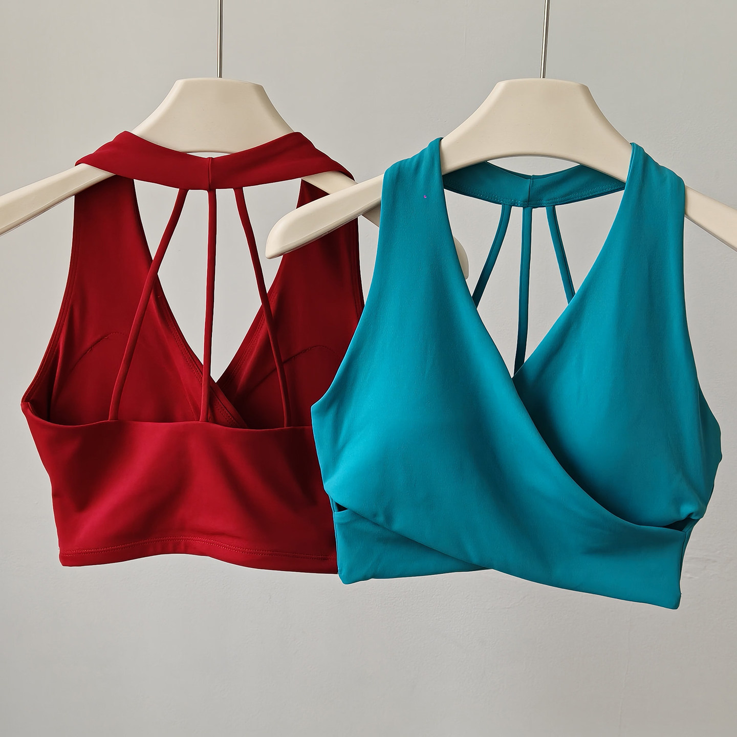 Pilates Yoga One - เสื้อชั้นในกีฬาแบบครอสคอวีออลอินวัน เสื้อพิลาทิส เสื้อชั้นในสำหรับออกกำลังกาย เสื้อโยคะฟิตเนสแบบเซ็กซี่โชว์หลัง แห้งเร็ว