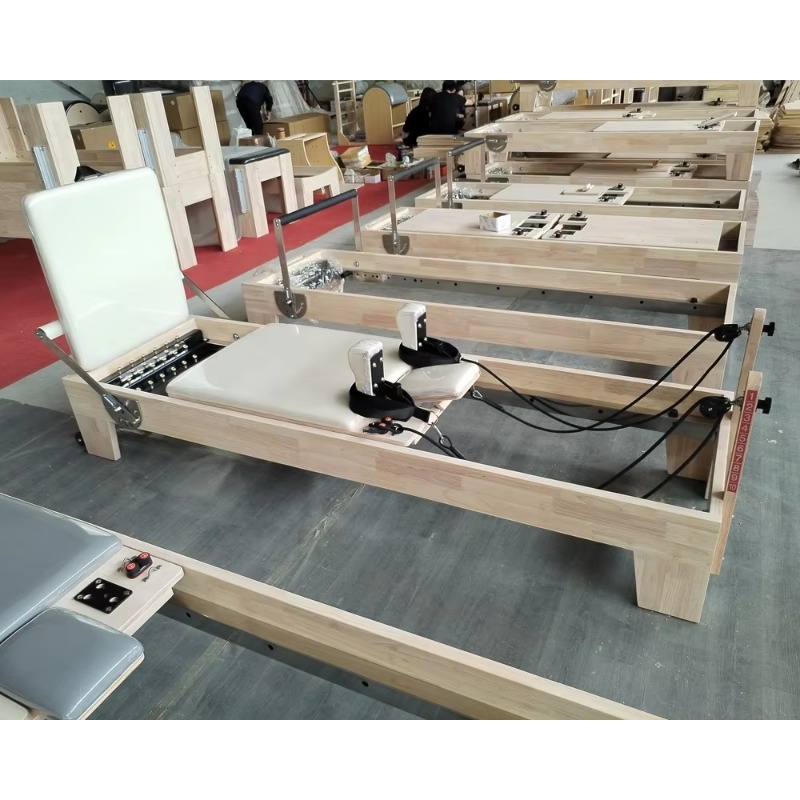 Pilates Yoga Reformer - อุปกรณ์ฝึกโยคะ พิลาทิส รีฟอร์เมอร์ เตียงพิลาทิสไม้โอ๊ค เครื่องรีฟอร์เมอร์พิลาทิส