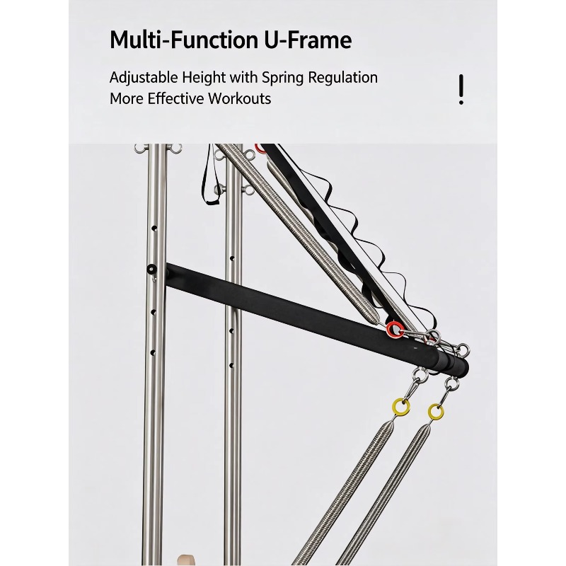 อุปกรณ์ฝึกโยคะทรงสี่เหลี่ยมคาง - Pilates Yoga Reformer บทวิจารณ์และราคา