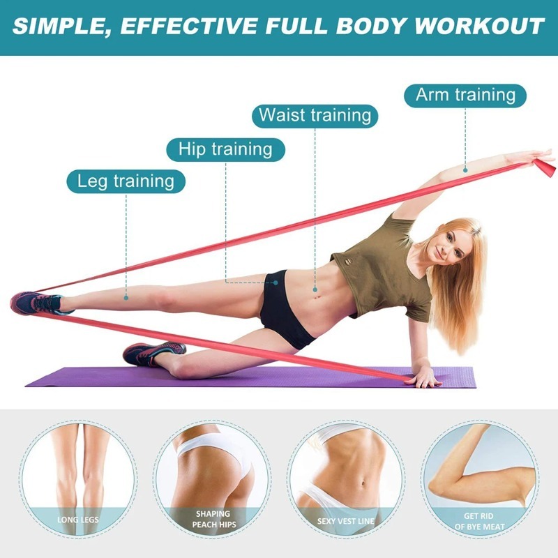 ยางยืดออกกำลังกายจากน้ำยางธรรม - Pilates Yoga Reformer บทวิจารณ์และราคา