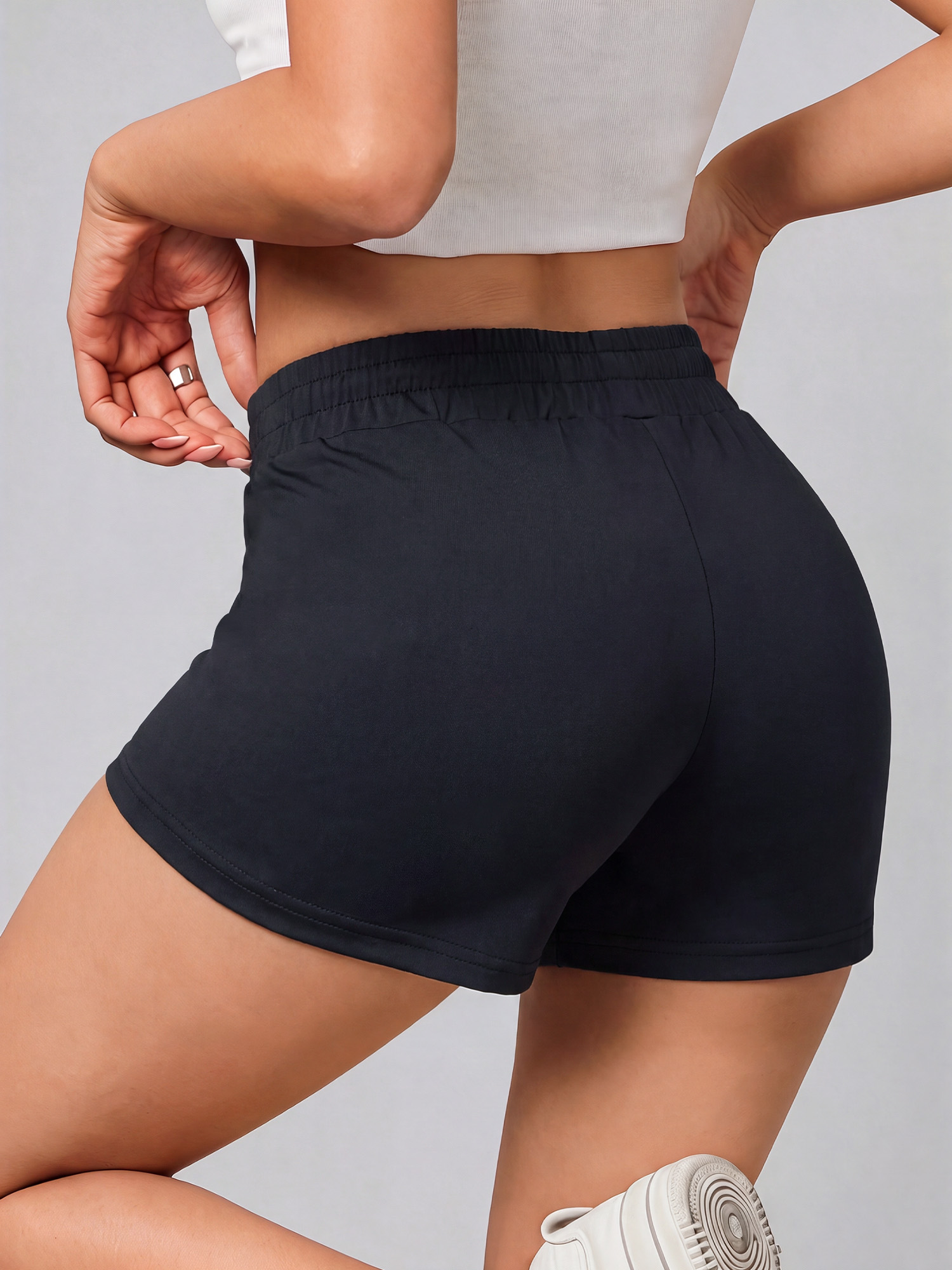 กางเกงขาสั้นพิลาทิสโยคะแบบยืดห - Pilates Yoga Class บทวิจารณ์และราคา