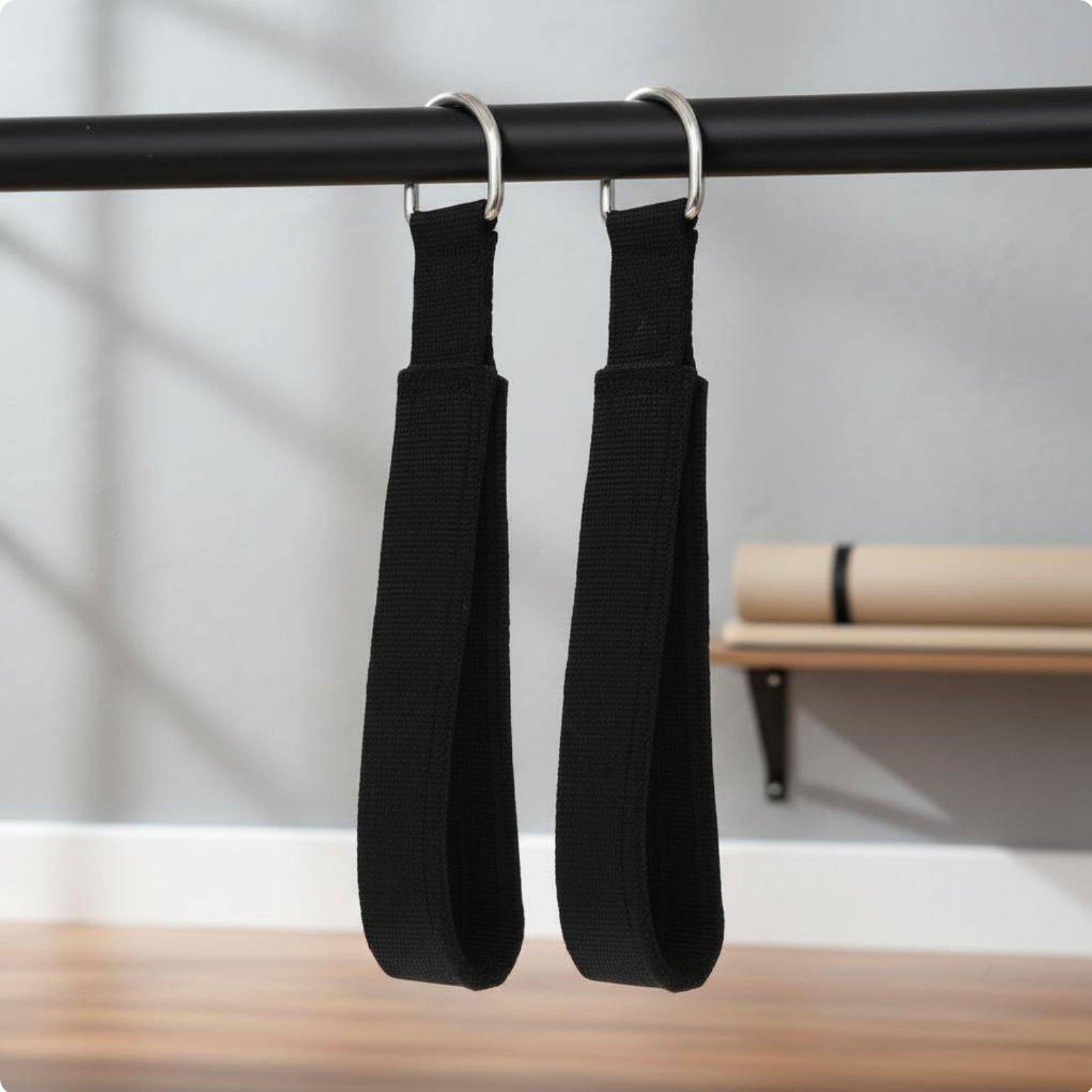 สายรัดพิลาทิสแบบมีที่จับกันลื่ - Pilates & Yoga Vertebrasana บทวิจารณ์และราคา