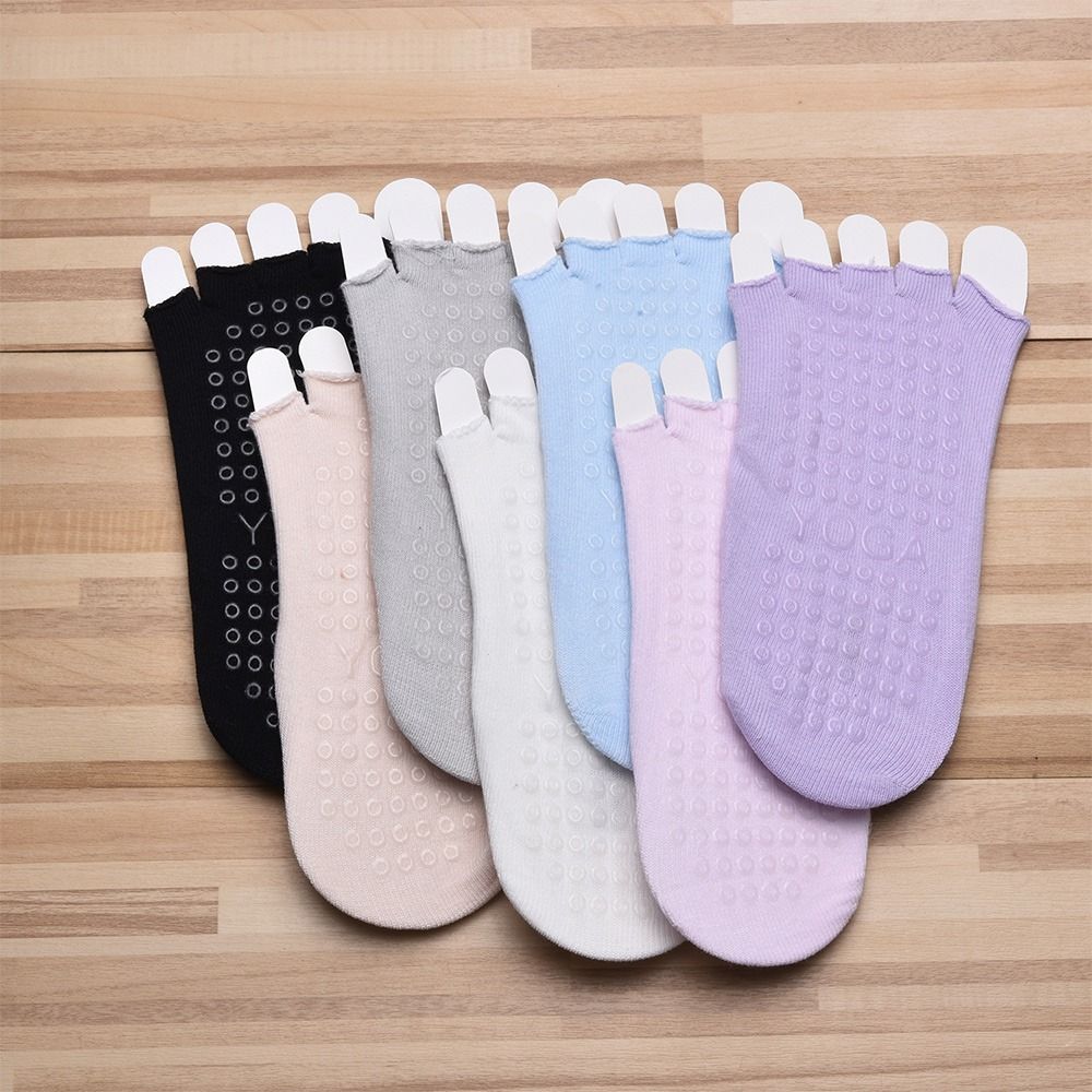 ถุงเท้าโยคะกันลื่นแบบสร้างสรรค - Pilates Yoga Class บทวิจารณ์และราคา
