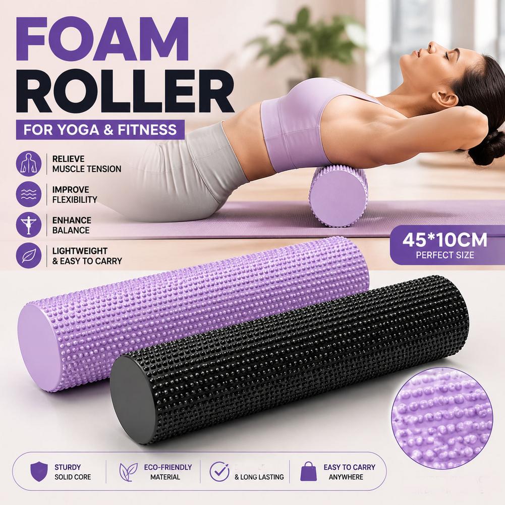 ลูกกลิ้งโฟมโยคะ EVA ความหนาแน่ - Pilates Yoga Reformer บทวิจารณ์และราคา